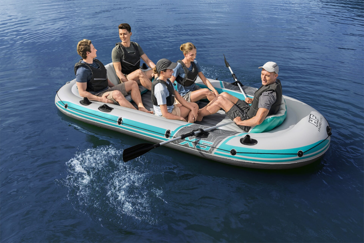 Bestway pripučiama valtis „ADVENTURE ELITE x5 RAFT“